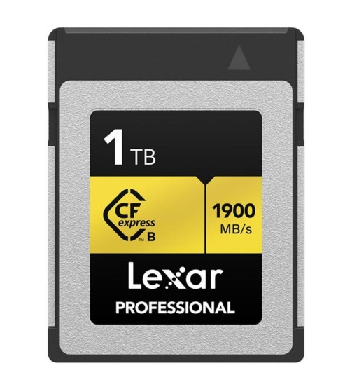 Lexar Professional 1TB CFexpress Type B Memory Card Gold Series, Up to 1900MB/s Read, Raw 8K Video Recording, Supports PCIe 3.0 and NVMe (LCXEXPR001T-RNENG) Lexar Professional 1TB CFexpress Type B Memory Card Gold Series, Up to 1900MB/s Read, Raw 8K Video Recording, Supports PCIe 3.0 and NVMe (LCXEXPR001T-RNENG)